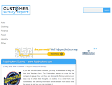 Tablet Screenshot of customersurveyreport.com